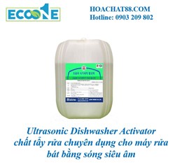Ultrasonic Dishwasher Activator  chất tẩy rửa chuyên dụng cho máy rửa bát bằng sóng siêu âm